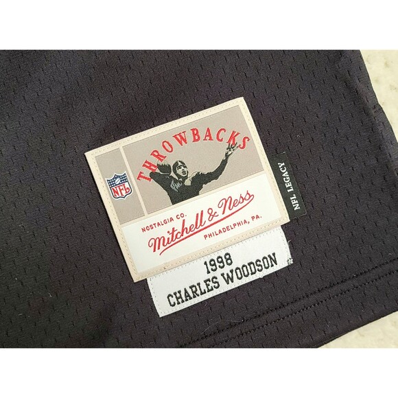 NWT Authentic Mitchell & Ness Legacy 1998 Raiders Charles Woodson Jersey 52 2XL - Picture 3 of 10